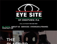 Tablet Screenshot of eyesiteofcrestview.com